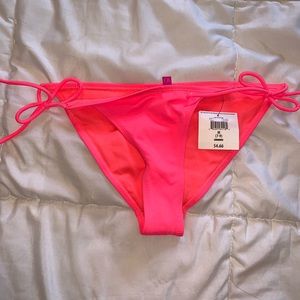 Neon pink bikini bottom